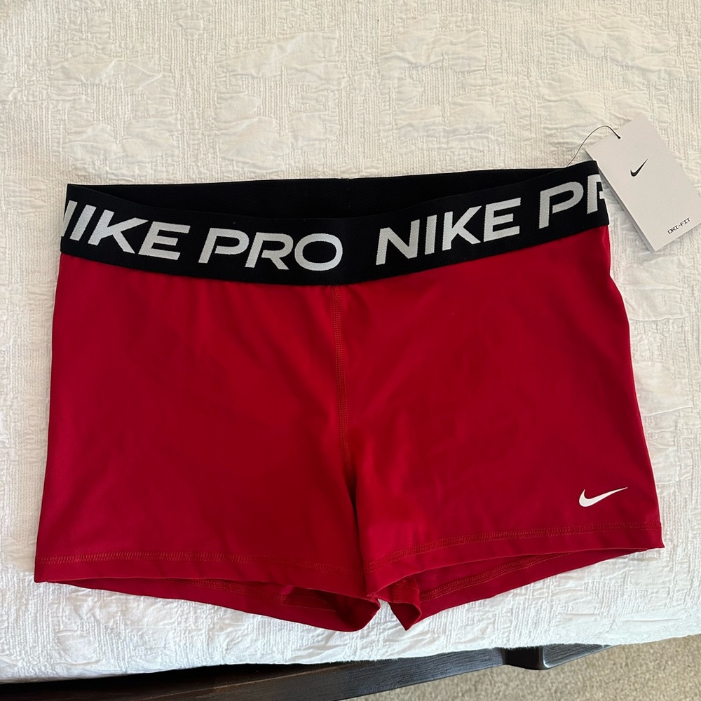 Nike Women's Dri-FIT Red Shorts